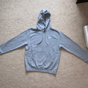 Gray Nike hoodie